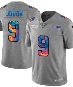New England Patriots #9 Matt Judon Nike Multi-Color 2020 NFL Crucial Catch NFL Jersey Greyheather