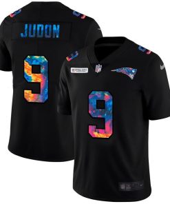 New England Patriots #9 Matt Judon Nike Multi-Color Black 2020 NFL Crucial Catch Vapor Untouchable Limited Jersey