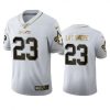 New Orleans New Orleans Saints #23 Marshon Lattimore Nike White Golden Edition Vapor Limited NFL 100 Jersey