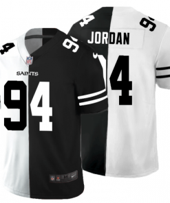 New Orleans New Orleans Saints #94 Cameron Jordan Black V White Peace Split Nike Vapor Untouchable Limited NFL Jersey