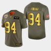 New Orleans New Orleans Saints #94 Cameron Jordan Nike Olive Gold 2019 Salute to Service Limited NFL 100 Jersey