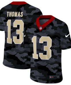 New Orleans Saints #13 Michael Thomas Nike 2020 Black CAMO Vapor Untouchable Limited Stitched NFL Jersey
