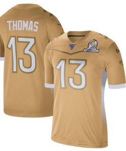 New Orleans Saints #13 Michael Thomas Nike 2020 NFC Pro Bowl Game Jersey Gold