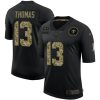 New Orleans Saints #13 Michael Thomas Nike 2020 Salute To Service Camo Limited NFL Jersey Black