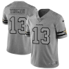 New Orleans Saints #13 Michael Thomas Nike Gray Gridiron II Vapor Untouchable Limited NFL Jersey