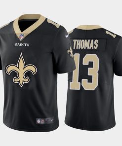 New Orleans Saints #13 Michael Thomas Black Nike Big Team Logo Vapor Limited NFL Jersey
