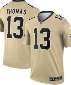 New Orleans Saints #13 Michael Thomas Nike Gold Inverted Legend Jersey