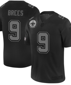New Orleans Saints #9 Drew Brees Nike Black 2019 Salute To Service Limited Stitched NFL Jersey