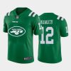New York Jets #12 Joe Namath Green Nike Big Team Logo Vapor Limited NFL Jersey