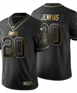New York New York Giants #20 Janoris Jenkins Men's Nike Black Golden Limited NFL 100 Jersey Men's