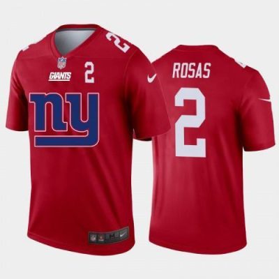 New York New York Giants #2 Aldrick Rosas Red Men's Nike Big Team Logo Player Vapor Limited NFL Jersey Men's