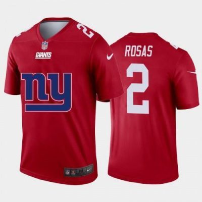 New York New York Giants #2 Aldrick Rosas Red Men's Nike Big Team Logo Vapor Limited NFL Jersey Men's