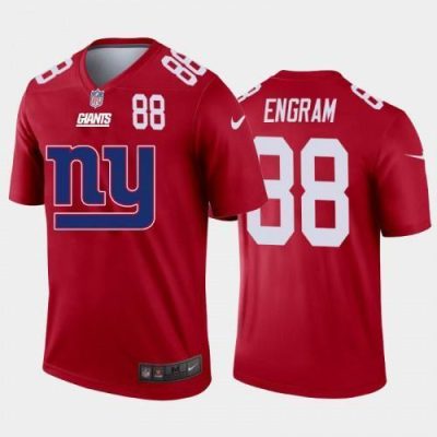 New York New York Giants #88 Evan Engram Red Men's Nike Big Team Logo Player Vapor Limited NFL Jersey Men's