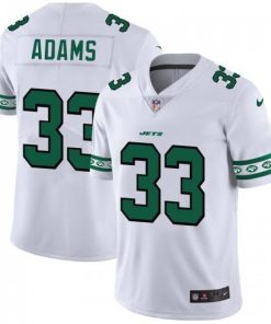 New York New York Jets #33 Jamal Adams Nike White Team Logo Vapor Limited NFL Jersey