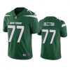 New York New York Jets #77 Mekhi Becton Nike Green 2020 NFL Draft Vapor Limited Jersey