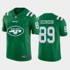 New York New York Jets #89 Chris Herndon Green Nike Big Team Logo Vapor Limited NFL Jersey