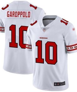 Nike 49ers #10 Jimmy Garoppolo White Stitched NFL Limited Team Logo Fashion Jersey