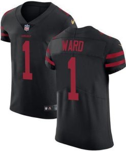 Nike 49ers #1 Jimmie Ward Black Alternate Stitched NFL Vapor Untouchable Elite Jersey