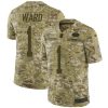 Nike 49ers #1 Jimmie Ward Camo Stitched NFL Limited 2018 Salute To Service Jersey