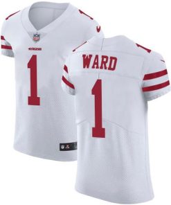 Nike 49ers #1 Jimmie Ward White Stitched NFL Vapor Untouchable Elite Jersey