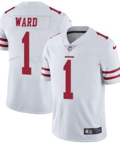 Nike 49ers #1 Jimmie Ward White Stitched NFL Vapor Untouchable Limited Jersey
