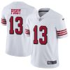 Nike 49ers #13 Brock Purdy White Rush Stitched NFL Vapor Untouchable Limited Jersey