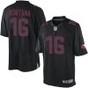 Nike 49ers #16 Joe Montana Black Stitched NFL Impact Limited Jersey