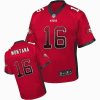 Nike 49ers #16 Joe Montana Red Team Color Stitched NFL Elite Drift Fashion Jersey