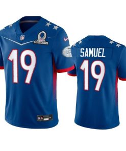 Nike 49ers #19 Deebo Samuel NFL 2022 NFC Pro Bowl Game Jersey Royal