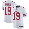 Nike 49ers #19 Deebo Samuel White Stitched NFL Vapor Untouchable Limited Jersey