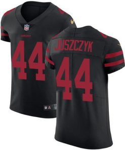 Nike 49ers #44 Kyle Juszczyk Black Alternate Stitched NFL Vapor Untouchable Elite Jersey