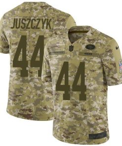 Nike 49ers #44 Kyle Juszczyk Camo Stitched NFL Limited 2018 Salute To Service Jersey