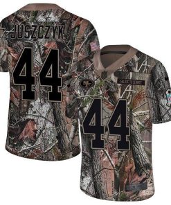 Nike 49ers #44 Kyle Juszczyk Camo Stitched NFL Limited Rush Realtree Jersey
