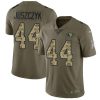 Nike 49ers #44 Kyle Juszczyk Olive/Camo Stitched NFL Limited 2017 Salute To Service Jersey
