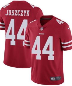 Nike 49ers #44 Kyle Juszczyk Red Team Color Stitched NFL Vapor Untouchable Limited Jersey