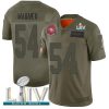 Nike 49ers #54 Fred Warner Camo Super Bowl LIV 2020 Stitched NFL Limited 2019 Salute To Service Jersey