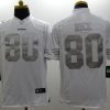 Nike 49ers #80 Jerry Rice White Stitched NFL Limited Platinum Jersey