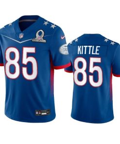 Nike 49ers #85 George Kittle NFL 2022 NFC Pro Bowl Game Jersey Royal