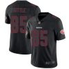 Nike 49ers #85 George Kittle Black Stitched NFL Limited Rush Impact Jersey