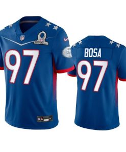 Nike 49ers #97 Nick Bosa NFL 2022 NFC Pro Bowl Game Jersey Royal