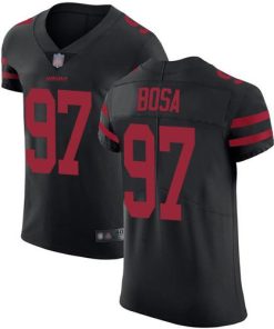 Nike 49ers #97 Nick Bosa Black Alternate Stitched NFL Vapor Untouchable Elite Jersey