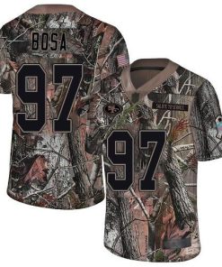 Nike 49ers #97 Nick Bosa Camo Stitched NFL Limited Rush Realtree Jersey
