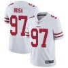 Nike 49ers #97 Nick Bosa White Stitched NFL Vapor Untouchable Limited Jersey