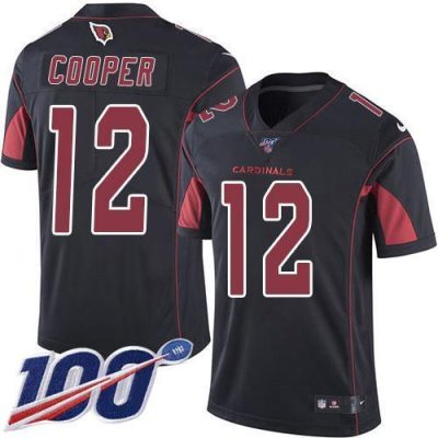 Nike Arizona Cardinals #12 Pharoh Cooper Black Stitched NFL Limited Rush 100th Season Jersey