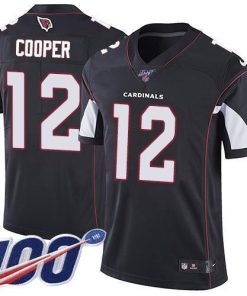 Nike Arizona Cardinals #12 Pharoh Cooper Black Alternate Stitched NFL 100th Season Vapor Limited Jersey