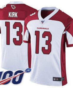 Nike Arizona Cardinals #13 Christian Kirk White Stitched NFL 100th Season Vapor Limited Jersey