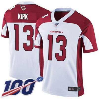 Nike Arizona Cardinals #13 Christian Kirk White Stitched NFL 100th Season Vapor Limited Jersey