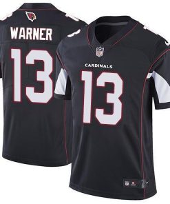Nike Arizona Cardinals #13 Kurt Warner Black Alternate Stitched NFL Vapor Untouchable Limited Jersey