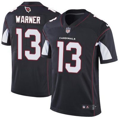 Nike Arizona Cardinals #13 Kurt Warner Black Alternate Stitched NFL Vapor Untouchable Limited Jersey