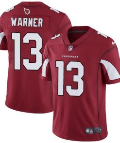 Nike Arizona Cardinals #13 Kurt Warner Red Team Color Stitched NFL Vapor Untouchable Limited Jersey